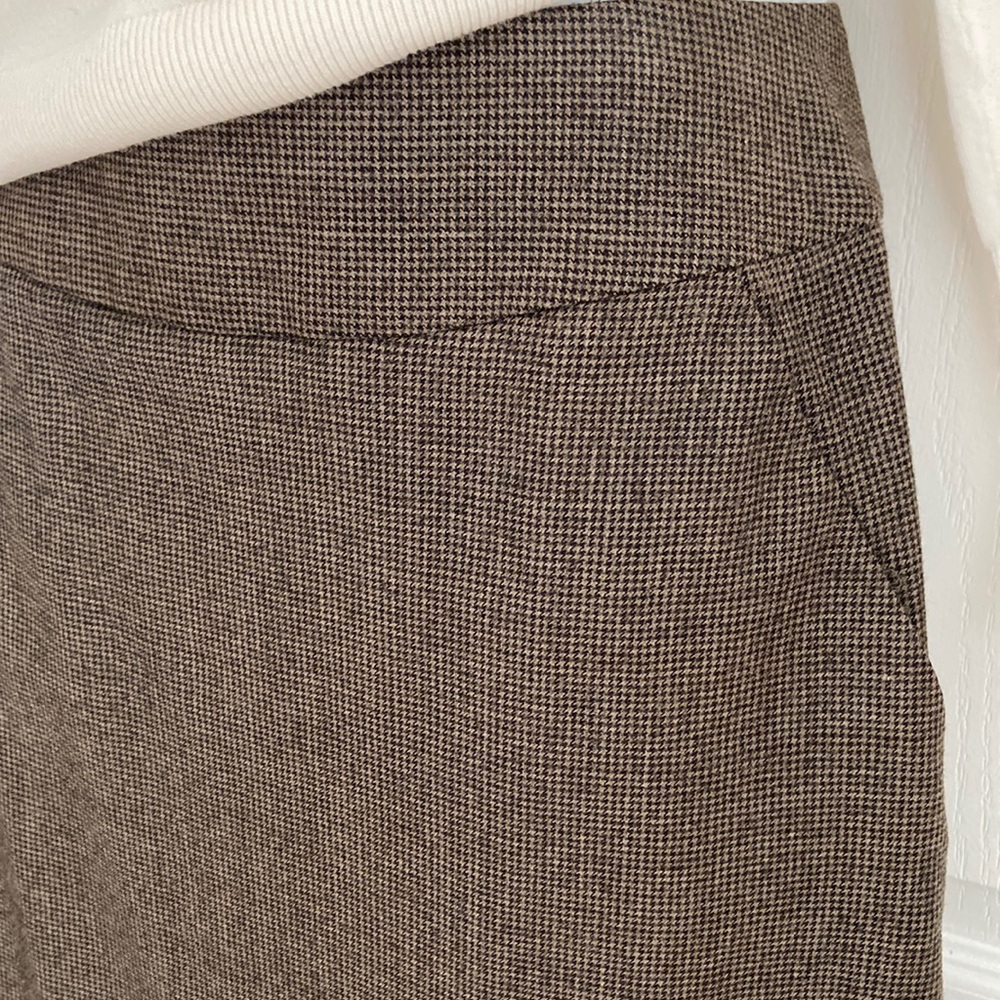 Banana Republic wool lined shirt with ruffle